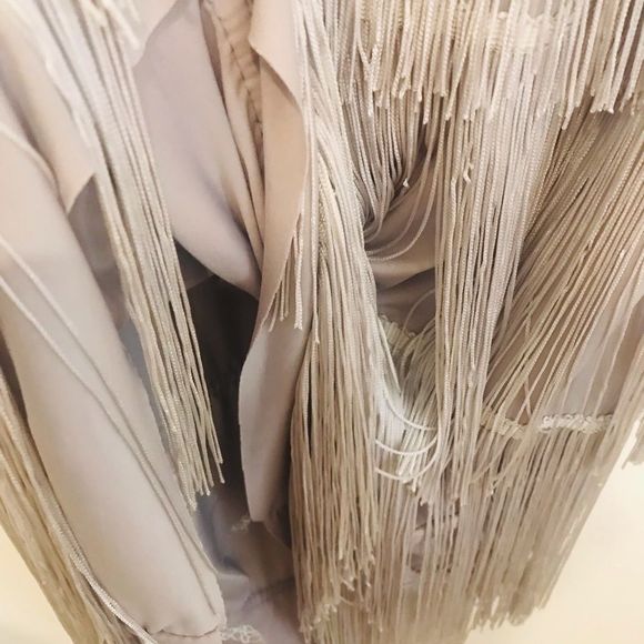 Custom fully fringed flapper dress - Picture 3 of 5